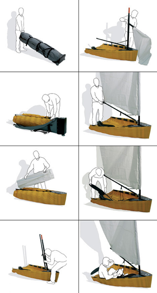 Illustration for article titled Urban Skiff Portable Boat Makes Sense to Someone, But Not Me